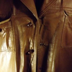 Woman's vintage leather jacket